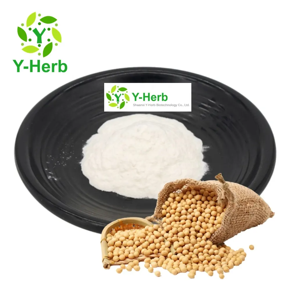 Approvisionnement d'usine pur soja naturel/poudre d'extrait de graine de soja Daidzein 98% extrait de Daidzein