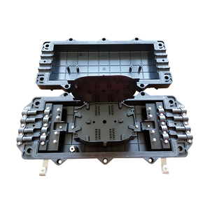Cierre de distribución de fibra para exteriores 24-144FO FTTH Tipo de bloqueo de tornillo Cajas en línea 144C Caja de cierre de empalme de fibra óptica - Product Image 1