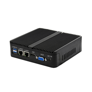 MeegopadインテルJ5005 CPUミニPCデュアルLANデュアルCOM 12 * 12cmメインボードWin11産業用7*24時間ファンレス使用PCコンピュータ - Product Image 3