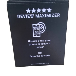 Wasserdichte Ereignisse Passiv Schlank zusammen klappbar Google Review NFC-Tischst änder Führen Sie zu Ihrer Überprüfung seite, um Kommentare und Bewertungen bereit zustellen - Product Image 4