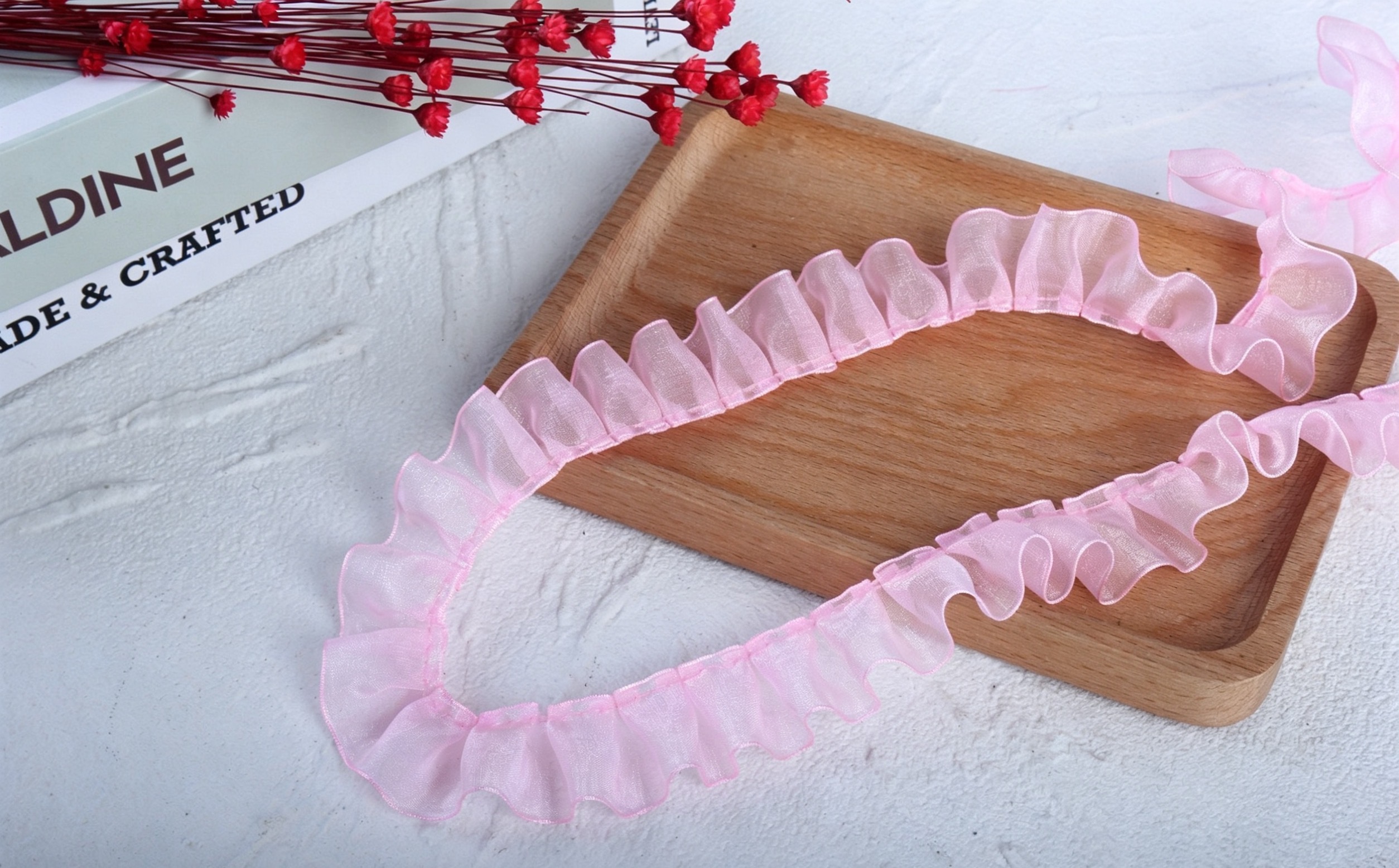 Pink-2.5cm-40m/Bundle (MOQ:40m)