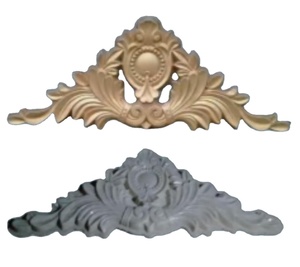 Durable Plastic Rubber Material Roman <strong>Type</strong> <strong>Pillar</strong> Mould Pediment Mold for Gypsum Casting - Product Image 1