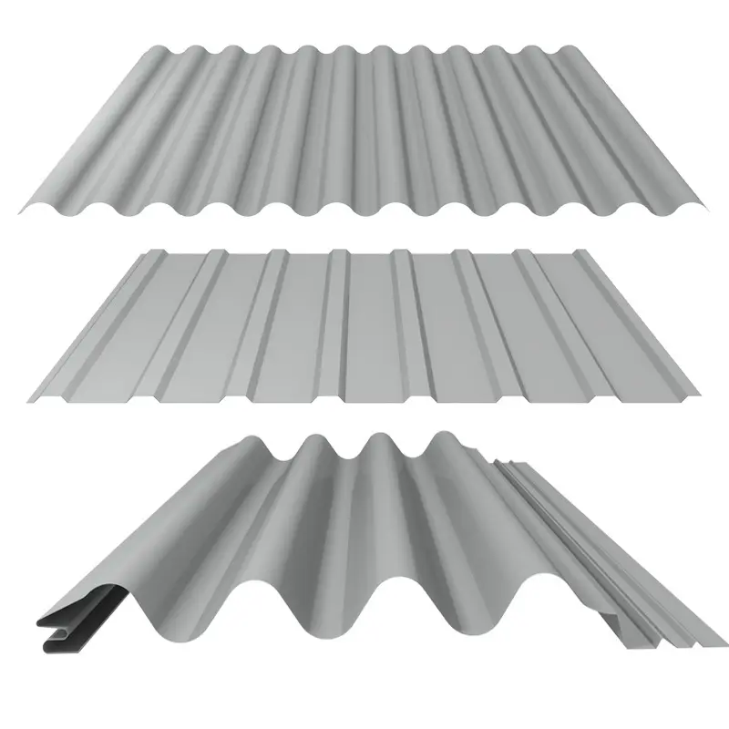 Vari fogli di copertura in acciaio zincato ondulato Mini personalizzati in fabbrica