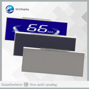 Kunden spezifischer Segment code Digitaler LCD-Bildschirm Aus gezeichneter monochromer blend freier Instrumenten bildschirm SJXDGW041 Modell - Product Image 6