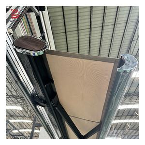 กันสาดโรงงานเซ็นเซอร์ลมลานกลางแจ้งระยะไกลไฟฟ้าอลูมิเนียมเทปคาสเซ็ตเต็มกันสาดมอเตอร์กันสาดแบบพับเก็บได้ - Product Image 1