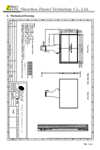 Display touch da 7 pollici 800*480 modulo LCD 50pin HMI Linux RTOS - Product Image 6
