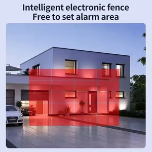Wi-Fi a tre schermi per esterni telecamera CCTV umana tracciamento del movimento 4K casa di sicurezza PTZ allarme incorporato sorveglianza impermeabile - Product Image 3
