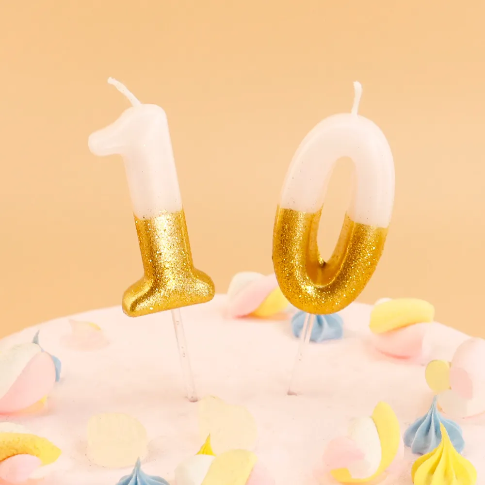 2023 prix usine gâteau d'anniversaire bougies numéro bougie d'anniversaire pour les enfants
