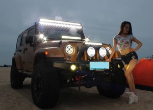 High Power 9600M Super Bright 24V <strong>12V</strong> Round <strong>Led</strong> Driving Light DRL Spotlight 7&quot; Inch Car 4x4 Truck 4WD Offroad <strong>Led</strong> Work Light - Product Image 5
