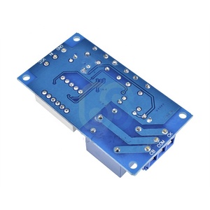 DC 12V 24V จอแสดงผล LED ดิจิตอลรีเลย์หน่วงเวลาโมดูลควบคุมโปรแกรมจับเวลาสวิทช์ Trigger Cycle โมดูล3ปุ่ม - Product Image 6