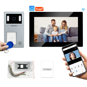 Sistema de intercomunicación de vídeo más vendido botón táctil impermeable 7 pulgadas CAT5 CAT6 sistema de intercomunicación de videoportero para Villa - Product Image 1