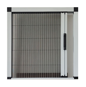 Retino retrattile in fibra di vetro zanzariera a maglia per finestra scorrevole Push-Up profilo in alluminio insetto a rullo plissettato per finestre - Product Image 1
