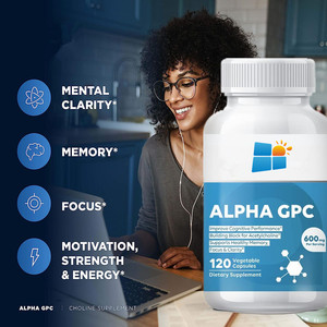 OEM/ODM/OBM Gehirn funktion Alpha GPC Glycerylphosphorylcholin-Kapseln Unterstützt die Gedächtnis funktion des Gehirns Steigert den Fokus - Product Image 3