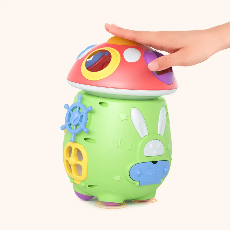 Tumama Kids Music Toys Early Education Kids Mushroom Car Shape Sorting Toy Com Luz Multifuncional Brinquedos Educativos