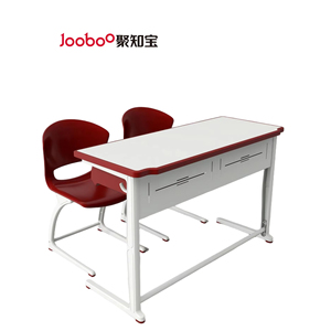 Zweisitzer Schüler Schreibtische Langlebiger Schüler Schreibtisch und Stuhl Set OEM Primary High School Höhen verstellbarer Schreibtisch - Product Image 3