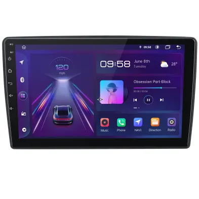 Junsun radio mobil multimedia Android V1pro, untuk citroen C5 navigasi GPS 4G 2din Carplay suara AI untuk citroen C5 2008-2017