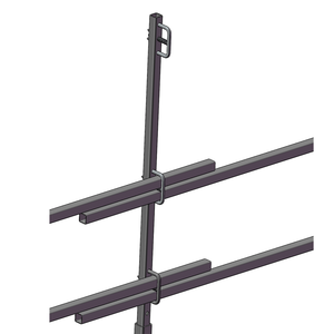 LINYIQUEEN EN74 Standard Metal Roof Edge Fall Protection Safety Railing Roof <strong>Rail</strong> - Product Image 2