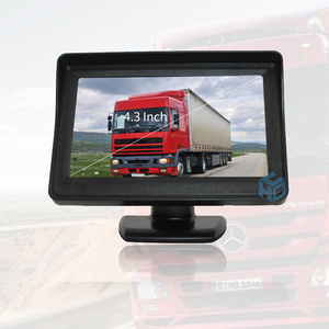 Monitor DC 12 ~ 24V con 2 entradas de vídeo 5 pulgadas 480*272 TFT Lcd Monitor de coche cámara de visión trasera inversa Monitor Pantalla de escritorio - Product Image 6