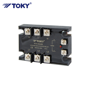 TOKY High Quality Zero-cross Activation DC 4-32V Control <strong>Signal</strong> <strong>Input</strong> SCR <strong>Output</strong> 40A Solid State <strong>Relay</strong> - Product Image 2