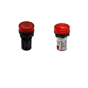 Pulsador original 1 Punto de comando Bloque de contacto amarillo en el zumbador superior 22mm Plástico Redondo Pitido continuo