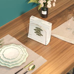透明アクリル紙ハンドタオルホルダーキッチン用トップグレード