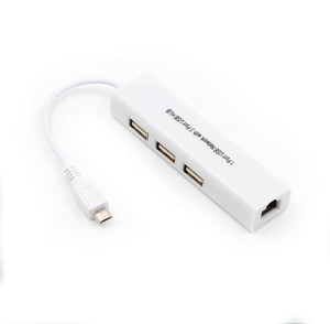 Yüksek Kalite 3 Port USB 2.0 Hub 1 Port USB Ağ Adaptörü USB rj45 Lan Ethernet Kartı - Product Image 6
