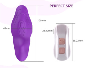 Groothandel 12 Frequentie Siliconen Dames Maandverband Vibrator Onzichtbare Slip Seksspeeltjes Voor Vrouwelijk Gebruik - Product Image 3