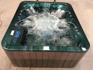 Thiết kế mới 5 ống nóng bơi ngoài trời Spa Intex Whirlpool baina remous exterieur Avec màu xanh lá cây Spa de nage Intex bồn tắm ngoài trời - Product Image 2