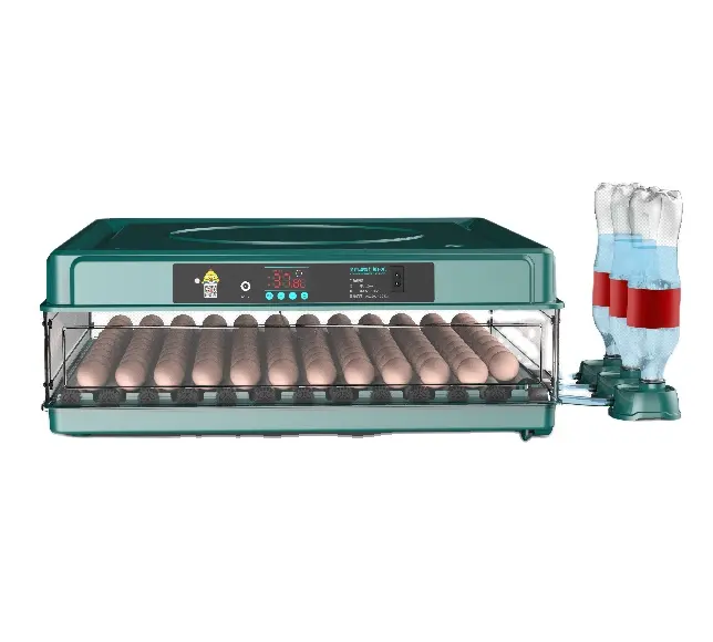 Incubadora inteligente de controle automático para ovos, incubadora de tamanho pequeno com maior taxa de incubação, 130 ovos, para frango/pato/ganso/pombos/codorna/pavo
