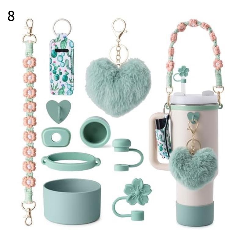 8 without cups without straws