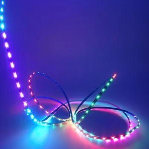 DC5V 3MM WS2812B Individuell adressierbarer Smart-RGB-LED-Streifen WS2812 Smart Pixels Led Light White PCB Nicht wasserdicht IP30 - Product Image 2
