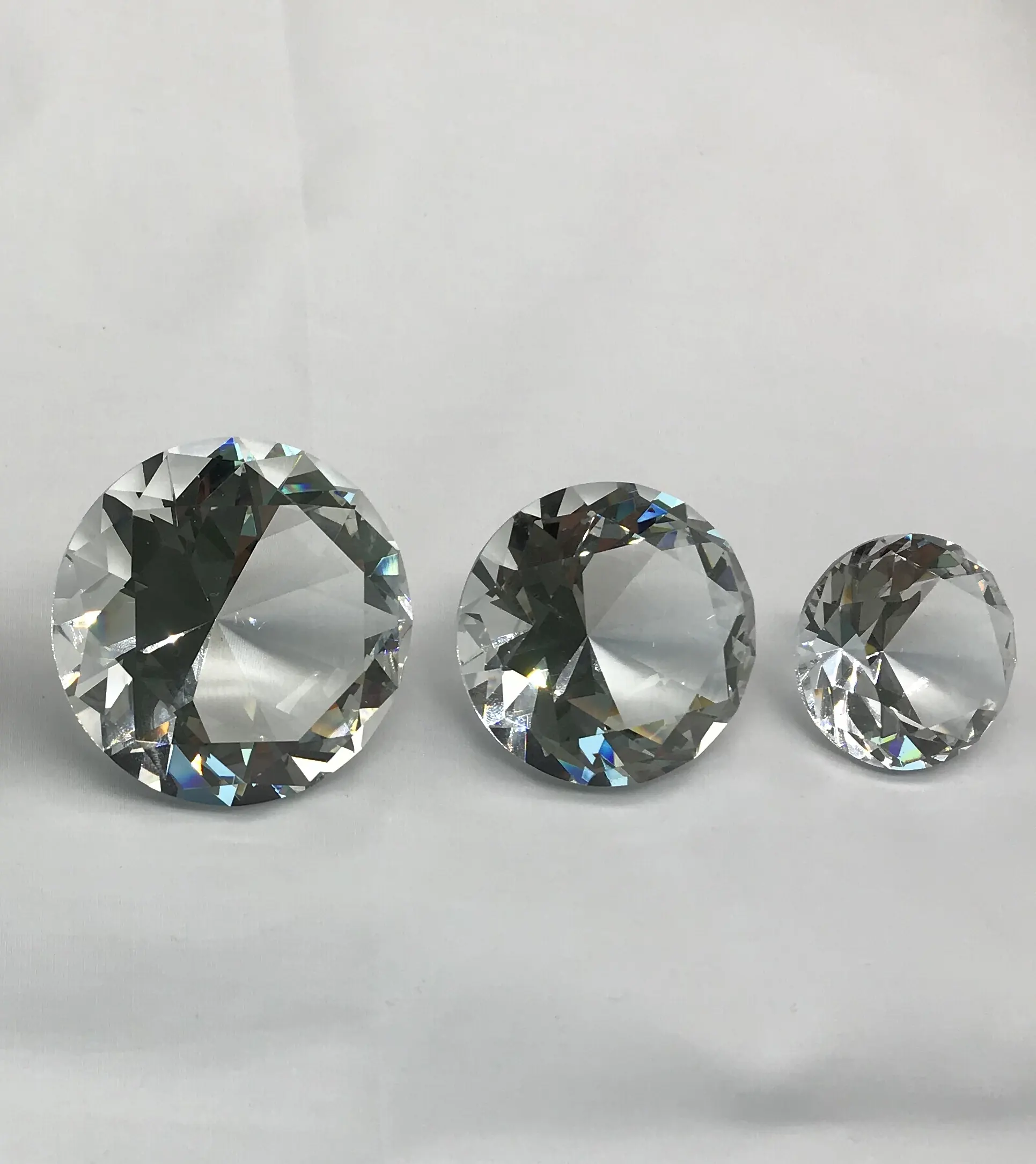 Toptan K9 kristal düğün dekoratif kristal elmas