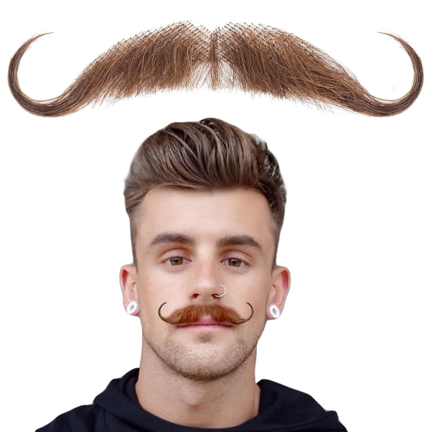 Brown mustache costume 4-2