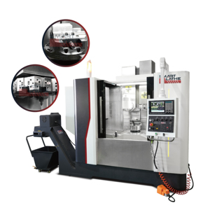 Fresadora vertical CNC de 5 ejes con mesa giratoria para aplicaciones de moldes y herramientas de precisión - Product Image 1