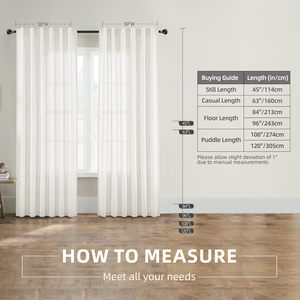 Tùy chỉnh thực hiện Trắng Sheer Linen rèm cửa <span class=keywords><strong>Rod</strong></span> túi trở lại Tab clip trong suốt bán Sheer Rèm cho phòng khách phòng ngủ cửa sổ - Product Image 4