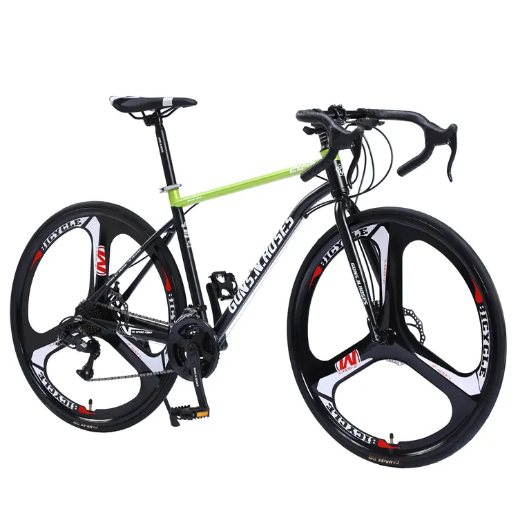 Alloy 700c Road Bike for Men Custom OEM Bicycle with Shimano Shifter and Simulated Carbon Fiber Gear Racing Bike