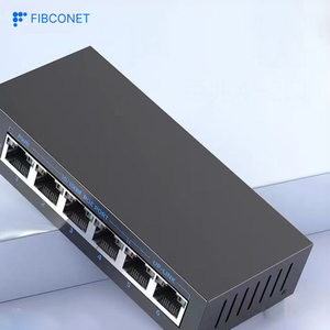 Conmutador de fuente de alimentación Poe 100M Puerto de red de 4 puertos Conmutador Gigabit Red de enrutamiento Divisor Ethernet - Product Image 2