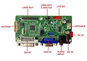 RTD2281CLV1.0-entrada de señal DVI VGA, LVDS con salida de señal de Audio, compatible con panel FHD de 1920x1080, placa controladora LCD, RTD2281 - Product Image 2