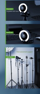 Videokameras Computer Webcam 2K USB Computer Web kamera für PC Laptop Webcam Autofokus Digital kameras Video konferenz system - Product Image 4