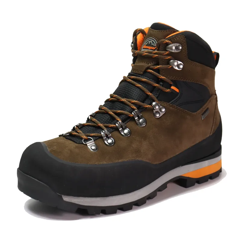 New Design Leather Outdoor Caminhadas Sapatos Impermeáveis Montanhismo Botas Sapatos de alta qualidade para homens