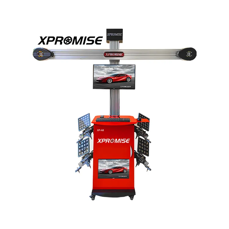 Marca XPROMISE, máquina de alineación de ruedas de coche 3D de alta precisión personalizada, precio de fábrica