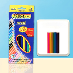 Renkli kalem seti 12/24/36 renkler çocuklar yetişkinler için kroki renkli kalemler çizim kırmak kolay değil - Product Image 5