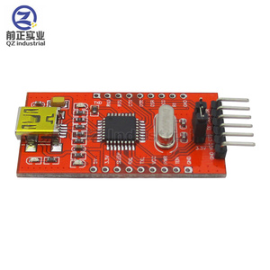 QZ ใหม่และดั้งเดิมพร้อมพอร์ตขนาดเล็กสำหรับ3.3V 5V FT232RL FT232 USB ไปยังโมดูลอะแดปเตอร์ TTL - Product Image 3
