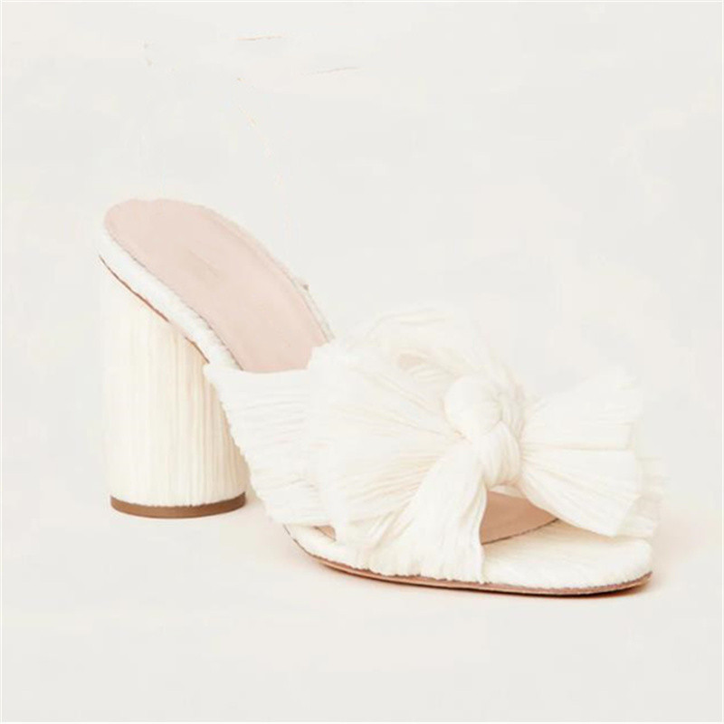 Talon blanc de 8 cm