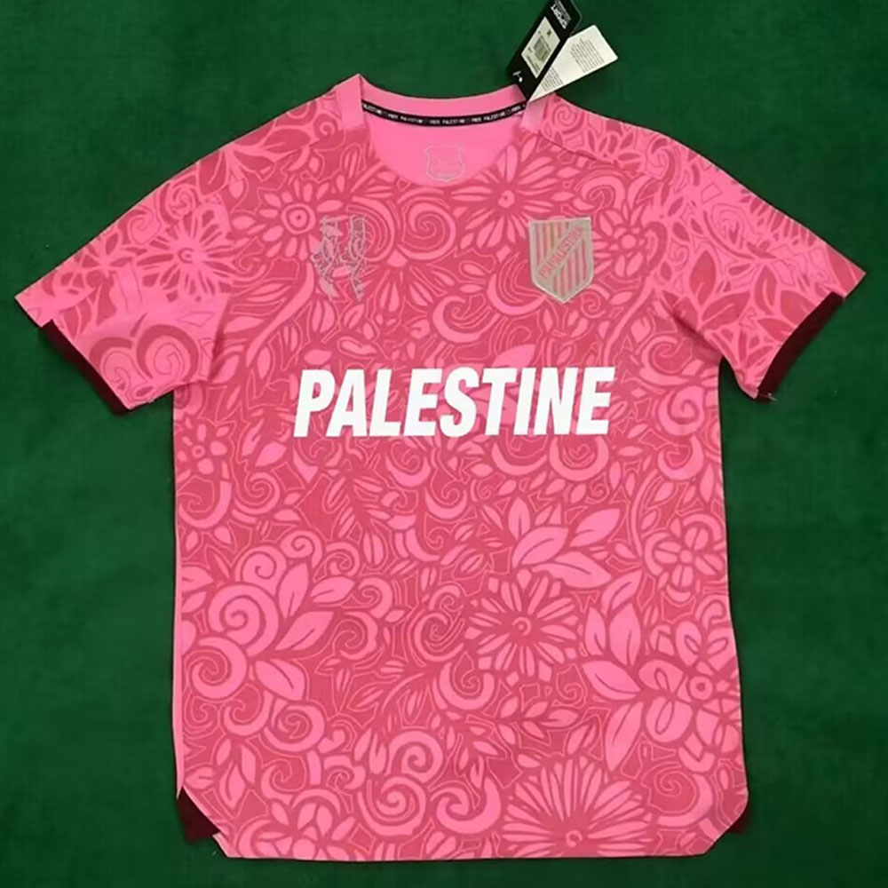 Maillot Palestine Rose+Blanc 1