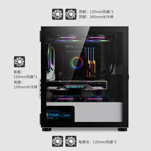 2024 vendita calda fabbrica OEM Custom Computer custodia per PC Gaming ATX custodie prezzo di fabbrica per Computer da gioco ATX/Micro-ATX - Product Image 2