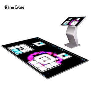 SAIO Interactive Floor LED <strong>Display</strong> Sports Games <strong>System</strong> Machine with Kinect <strong>Sensor</strong> Touch Screen for Gymnasium