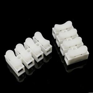 ConnectorFirst 2pin Conector de bloque de terminales de cable de empuje rápido eléctrico de plástico - Product Image 4