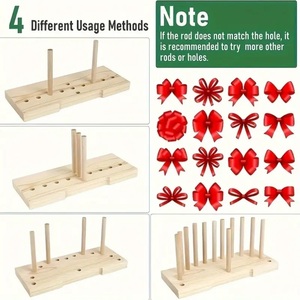 Double Sided Wood Ribbon <strong>Bow</strong> Maker Tool for DIY Crafting Kit Multi-Functional Wooden <strong>Bow</strong> Making Tool for <strong>Creating</strong> Gift <strong>Bows</strong> - Product Image 4