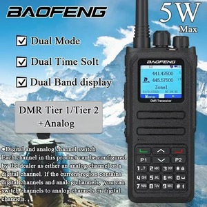 Baofeng DMR DM-1701A Walkie Talkie Open GD77 installato Dual Mode analogico e digitale di livello 1 + 2 doppia fascia oraria lunga Radio - Product Image 2